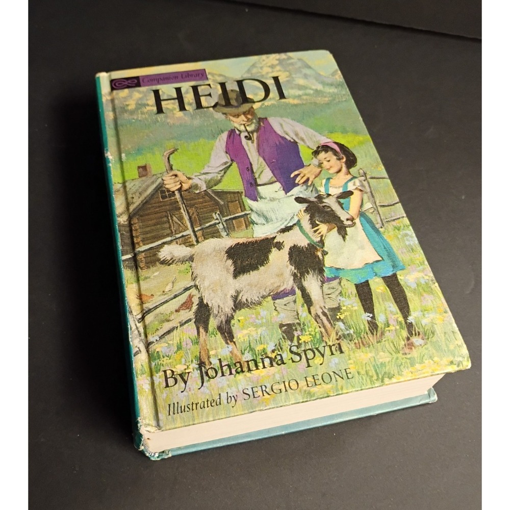 Companion Library Heidi / Hans Brinker HC Grosset & Dunlap 1963 Illustrated